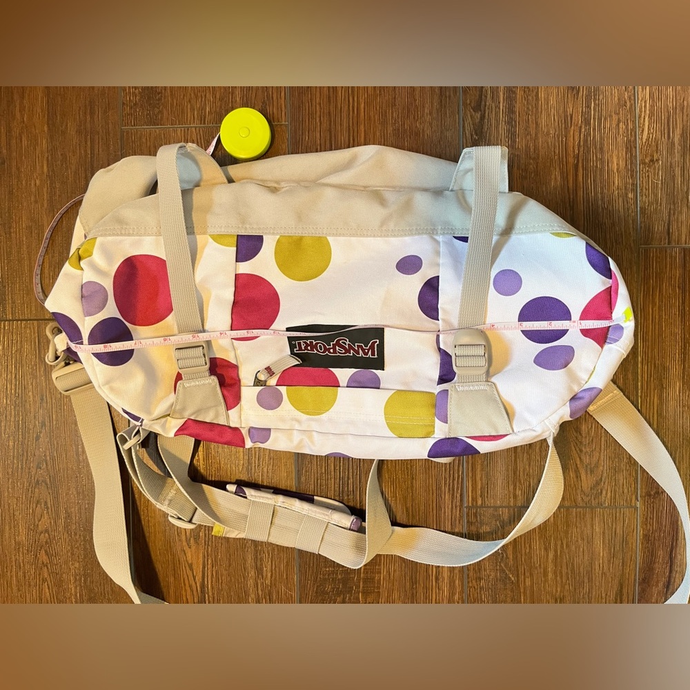 JanSport polka dot duffle bag. - Picture 11 of 16
